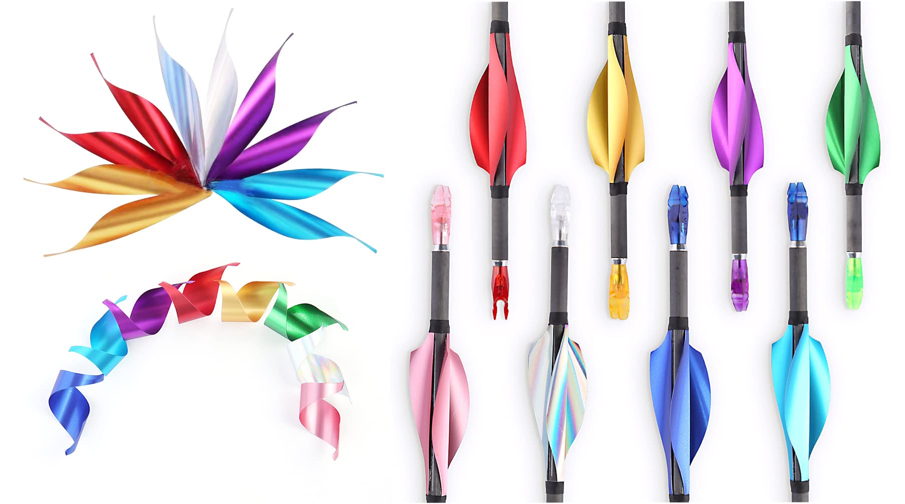 小物 ARROW Amazon.co.jp: SHARROW 1.75インチ アーチェリー矢羽 競技用アロー